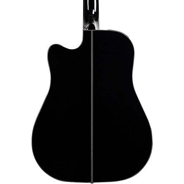 Takamine G Series GD30CE-12 Dreadnought 12-String Acoustic-Electric Guitar Black - Image 2