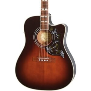 Epiphone Hummingbird EC Studio Limited-Edition Guitar Center-Exclusive Acoustic-Electric Guitar Tobacco Sunburst