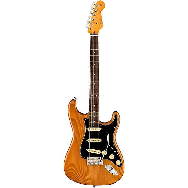 Fender American Professional II Roasted Pine Stratocaster Rosewood Fingerboard Electric Guitar Natural - Image 3