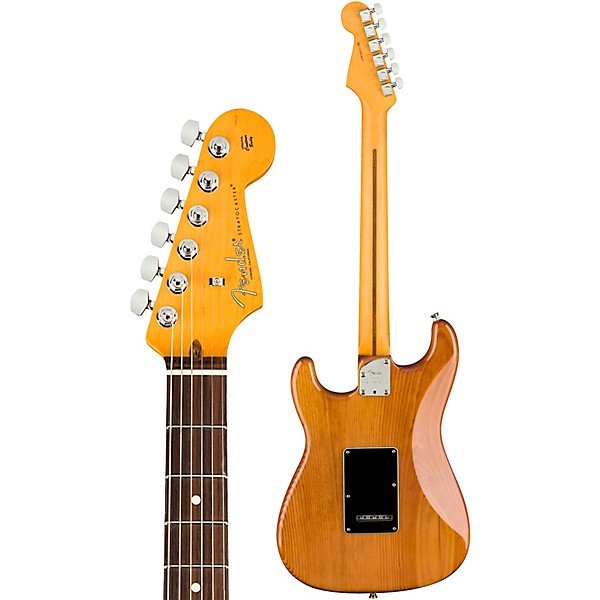 Fender American Professional II Roasted Pine Stratocaster Rosewood Fingerboard Electric Guitar Natural - Image 4