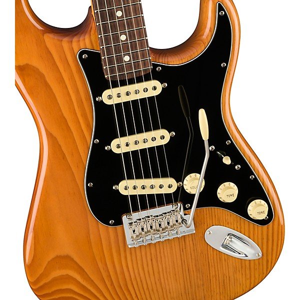 Fender American Professional II Roasted Pine Stratocaster Rosewood Fingerboard Electric Guitar Natural - Image 6