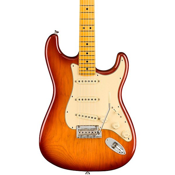 Fender American Professional II Roasted Pine Stratocaster Maple Fingerboard Electric Guitar Sienna Sunburst