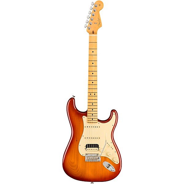 Fender American Professional II Roasted Pine Stratocaster HSS Electric Guitar Sienna Sunburst - Image 3