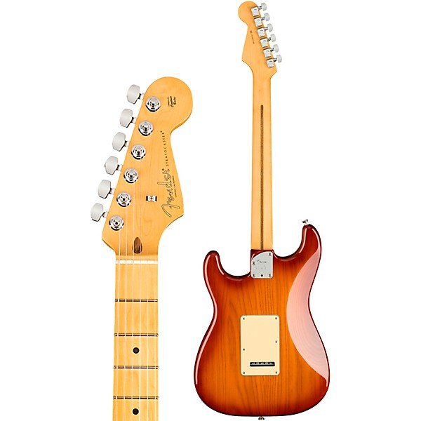 Fender American Professional II Roasted Pine Stratocaster HSS Electric Guitar Sienna Sunburst - Image 4