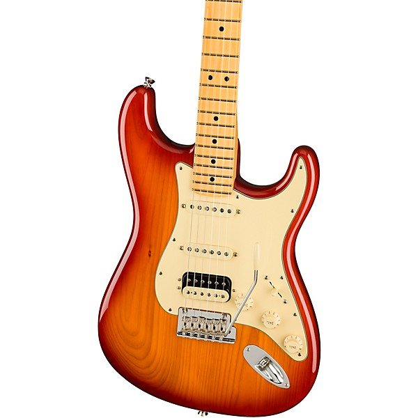 Fender American Professional II Roasted Pine Stratocaster HSS Electric Guitar Sienna Sunburst - Image 5