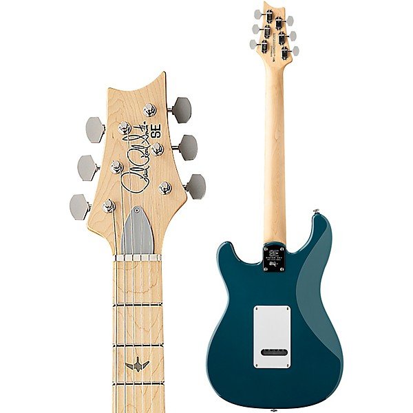 PRS SE Silver Sky With Maple Fretboard Electric Guitar Nylon Blue - Image 4