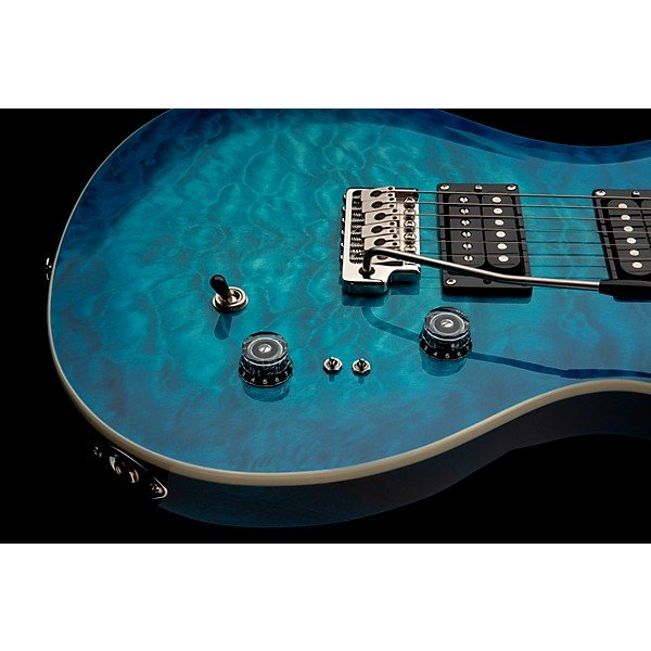 PRS SE Custom 24-08 Quilt Package Electric Guitar Lake Blue - Image 8
