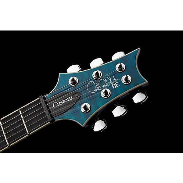 PRS SE Custom 24-08 Quilt Package Electric Guitar Lake Blue - Image 11