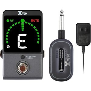 Xvive 5.8GHz Wireless guitar pedal system Black