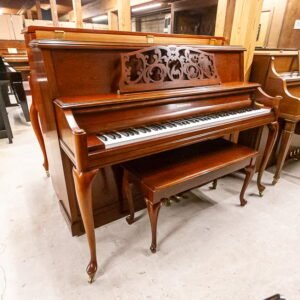 Used Baldwin Studio Upright Piano in a Cherry Finish