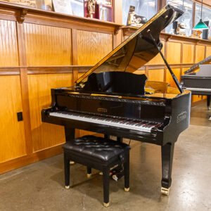 Estonia L190 Grand Piano in Polished Ebony